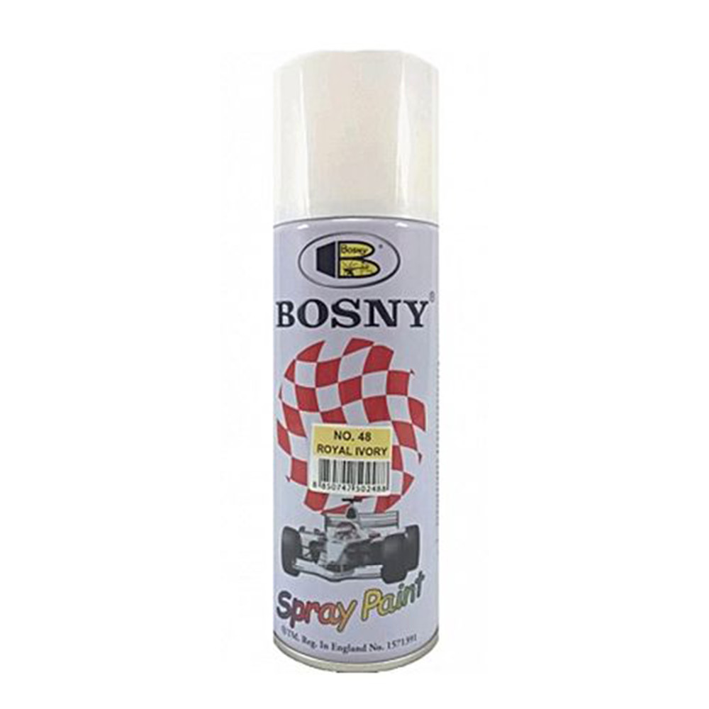 No.48 Royal Ivory Aerosol Spray Paint Can Bosny Aerosol Spray Paints